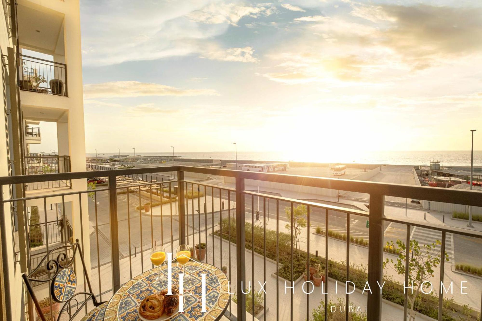 Lux - The La Mer Sea View Suite 3 Dubai Exteriör bild