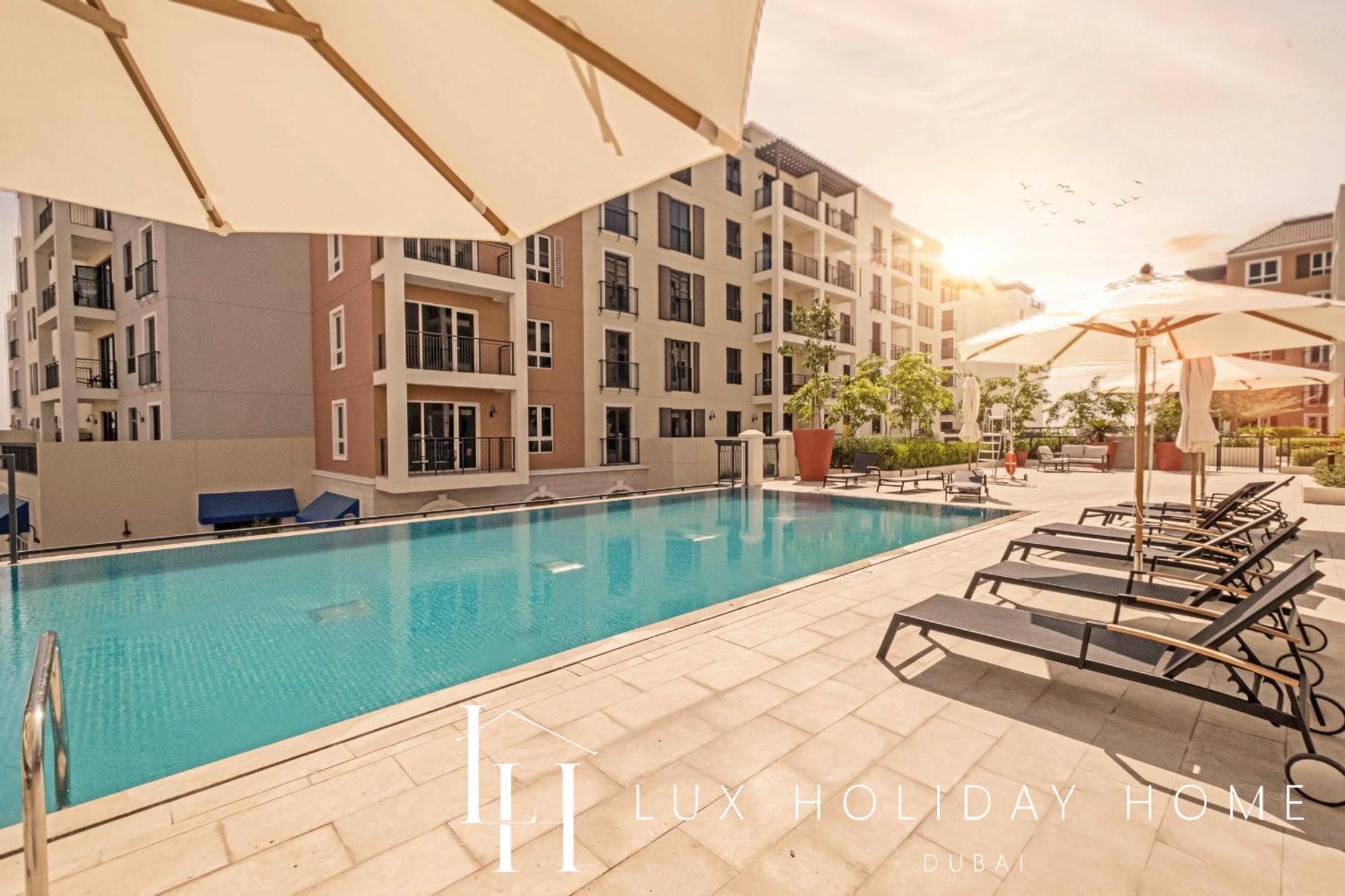 Lux - The La Mer Sea View Suite 3 Dubai Exteriör bild